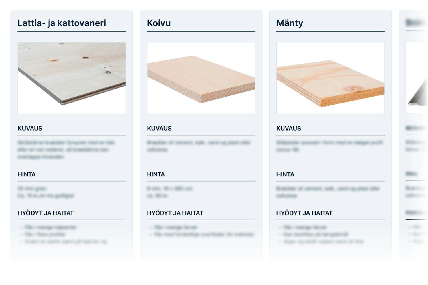 Vanerilevyt Vanerilevyt